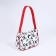 Youth bag with lightning, red/white color