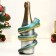 The piggy bank "Snake with champagne" 35x16x16cm