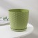 Pot for flowers with a paradon "Rotan", 1.2 l, olive color