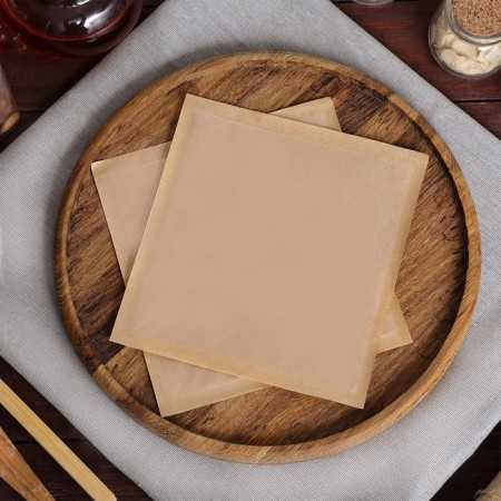Baking packet with a window, craft, 18 x 19 cm-2
