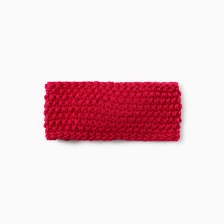 Knitted bandage for a girl crumb I, rr 17 cm, pink-1
