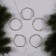 Set of garlands "Thread" 1 m Rosa, IP20, silver thread, 10 LED, white glow, 3 modes, AG13x3, 5 pcs.