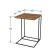Table Highgret Table, 500x500x705, American oak/Black