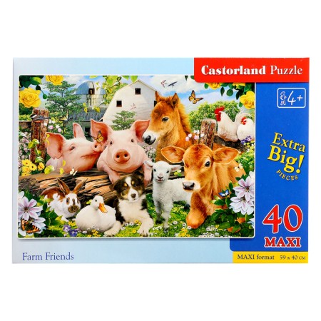Maxi-Pazle "Friends on the farm", 40 elements-3