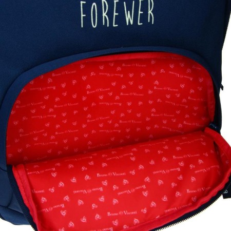 School backpack Bruno VisConti "Girlfriends", 40 x 30 x 19 cm, ergonomic back, pencil case as a gift-10