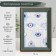 Photo frame plastic 10x15 cm "Green with gold framing" 12x17 cm