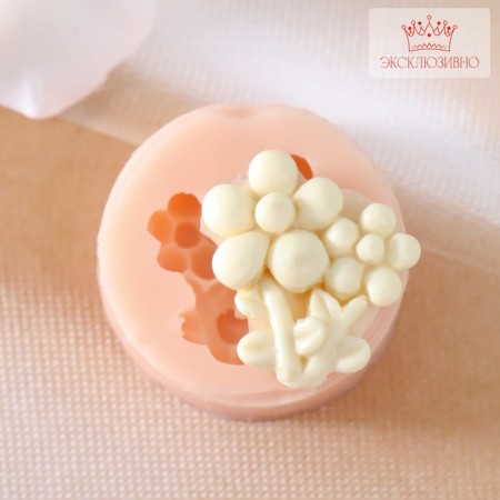 Silicone Silicone "Spirea" 2.5x2.8 cm