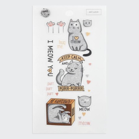 Stick for the phone "Kitty", 8 x 14 cm