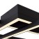 Ceiling light MayToni Mod015CL-L80B, 3XLED, 80W, 8x68x8 cm, 4100lm, black color Black