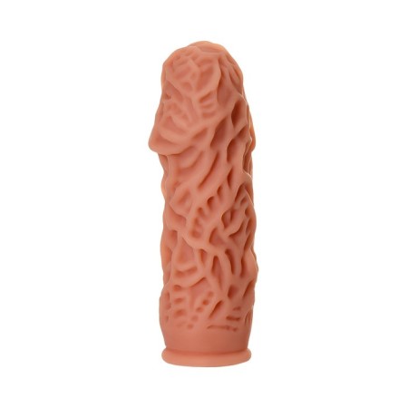 Kokos nozzle with additional stimulation, realistic, TPE, bodily, 12.7 cm-2
