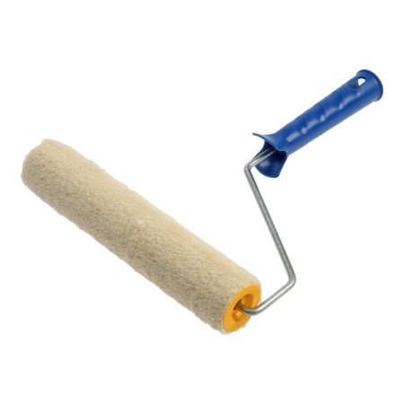 Tundra roller, natural fur, 240 mm, handle d = 6 mm, d = 42 mm, pile 12 mm