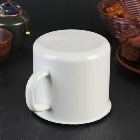 Emalized mug with a nose, 1 l, without a decol-1