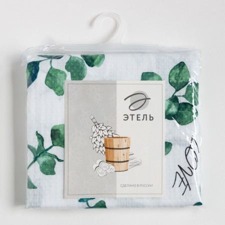 A towel for the bath "Eucalypt" female Pareo, 80x150 ± 4 cm, 100% cotton, waffe. canvas, 160 g/m2-11
