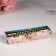A set of candles of twisted, 1.9x 20 cm, 6 pieces, coffee-gold metallic