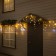 Garland "fringe" 6 × 0.7 m, IP44, UMS, dark thread, 120 LED, warm white glow, flicker, 220 V