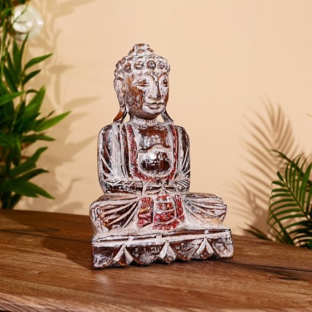 Souvenir "Buddha" Albezia 30 cm