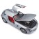 MASTO Die-Cast Mercedes-Benz Sls AMG machine, opening doors, 1:18, silver color