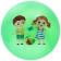 Children's ball zabiaka, D = 22 cm, 60 g, MIX color