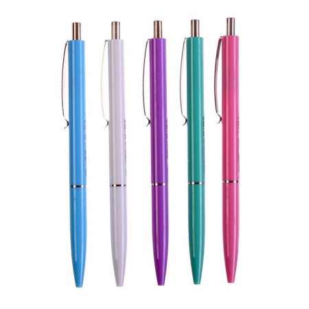 Handle Automatic Schneider "K15", blue ink, node 1.0mm, body pastel mix, under the logo, price for 1 pc