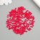Glass 8/0 "Matte translucent. Orange-red" 10 g
