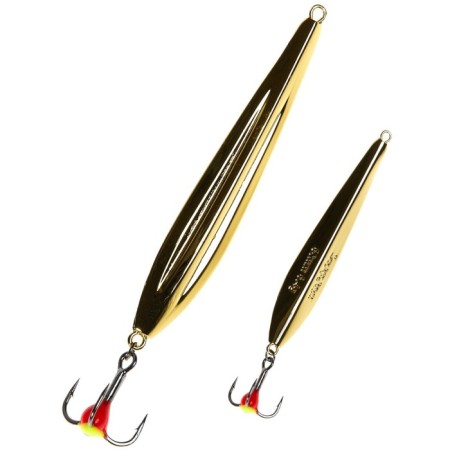 Loof Vertical Winter Lucky John Fin Blade with a chain and a tee, 5 cm, g blister