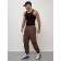 Cargo jeans men, size 56, brown color