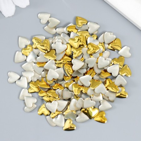 Decor for creativity Metal "Heart" gold set of 200.8x0.8 cm-2
