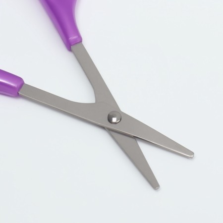 Scissors are manicure, straight, narrow, 9 cm, mix color-1