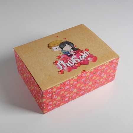 Box Gift team, packaging, "love", 30 x 23 x 12 cm