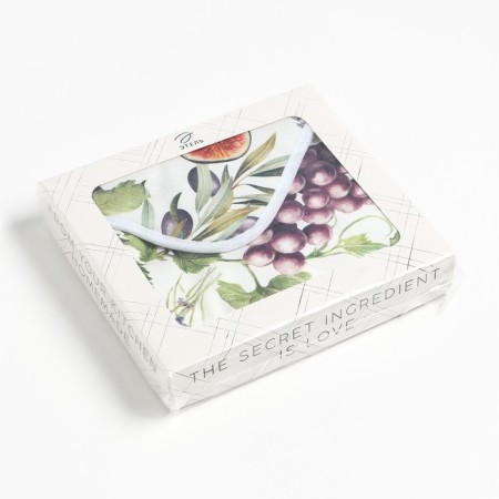 Ethel Kitchen set "Fruit Garden", a towel 40x73 cm, a grade 19x19 cm, apron 60x65 cm-10
