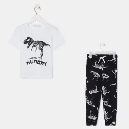 Pajama nursery for the boy KAFTAN "Dinosaurs" Growth 86-92 (28)-6