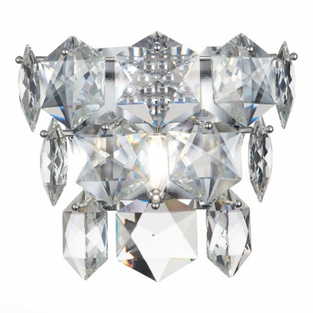 Sconces st. SL1631.101.01. Viterbo. 1x40 watts, E14, 26x16 cm, chromium color