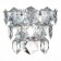 Sconces st. SL1631.101.01. Viterbo. 1x40 watts, E14, 26x16 cm, chromium color