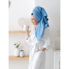 Набор махровых полотенец Florentine blue, размер 40х70 см, 50х90 см, 70х140 см, цвет синий