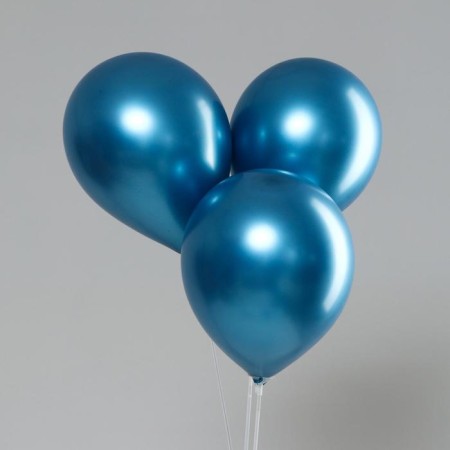 Latex chrome 12 ", set 50 pcs., Blue color