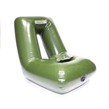 Armchair for PVC boats, green