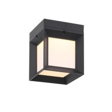 Wall lamp LED, 1x9W 3000k, 22x22x27 cm, black color, white