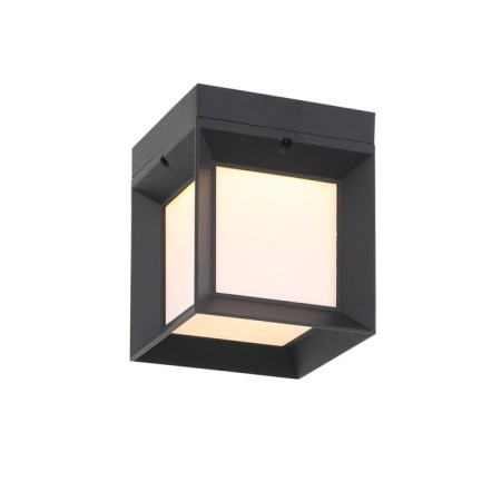 Wall lamp LED, 1x9W 3000k, 22x22x27 cm, black color, white