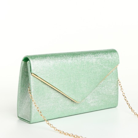 Female bag on a magnet, green color-2