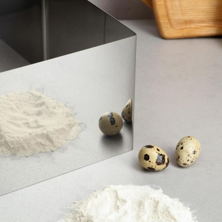 Baking and calculation form "Square", H-14 cm, 20 x 20 cm-2