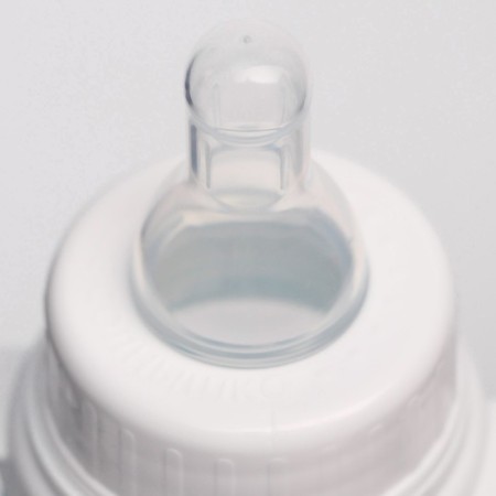 A bottle for feeding "Coconuts", classic throat, 250 ml., 0 months, cylinder, with handles-5