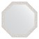 Mirror in the baguette frame, white minting 46 mm, 58.2x58.2 cm