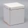 Box for a cake, without a window, white, 26 x 26 x 30 cm