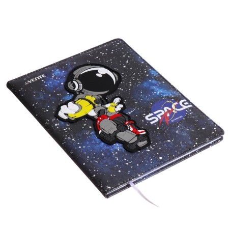 Universal diary for grade 1-11 Astronaut, solid cover, artificial leather, foam rubber, lies, 80 g/m2-1