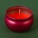 A candle in a colored tin can “raspberry miracle”, the aroma of raspberries, 6 x 6 x 4 cm
