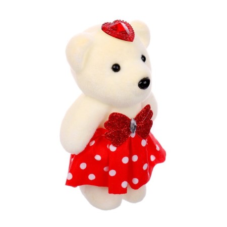 Foam toy "Bear with a butterfly", color mix-1