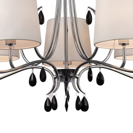 Suspended chandelier Mantra Andrea, E14, 5x20W, 510 mm, color chromium-3