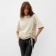 Women's T-shirt with Kulika Minaku Regular Fit: Beige color, pr 48