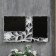 Photo frame plastic in 2 photos 10x15 cm "3 roses" white 34x20 cm