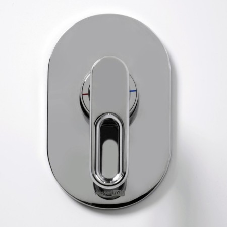 Shower mixer Wasserkraft Kammel 1851, single -legged, without watering can, without spout, chrome-2